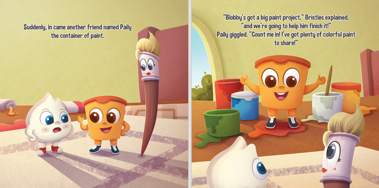 Blobby’s Big Paint Project