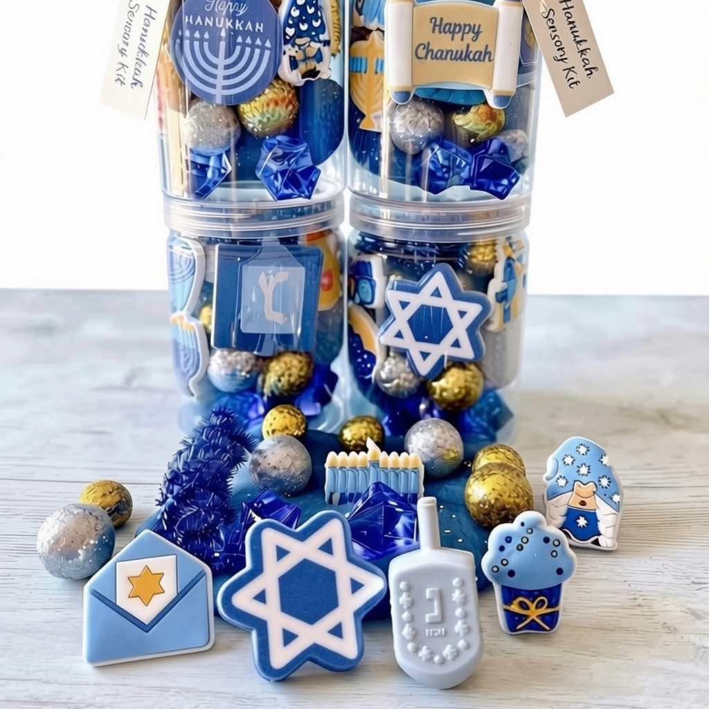 Hanukkah Play Dough Jar