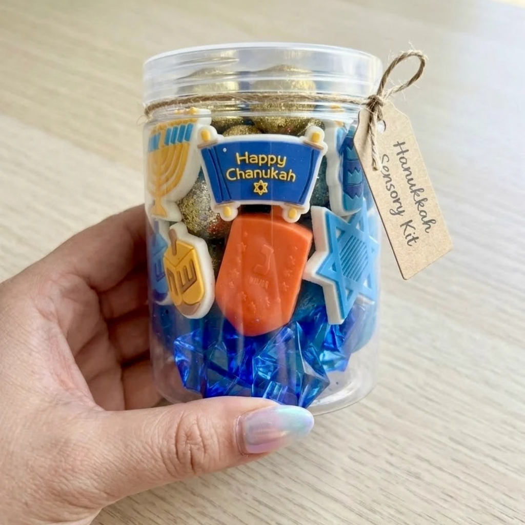Hanukkah Play Dough Jar