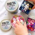 Magic Play Dough Jars