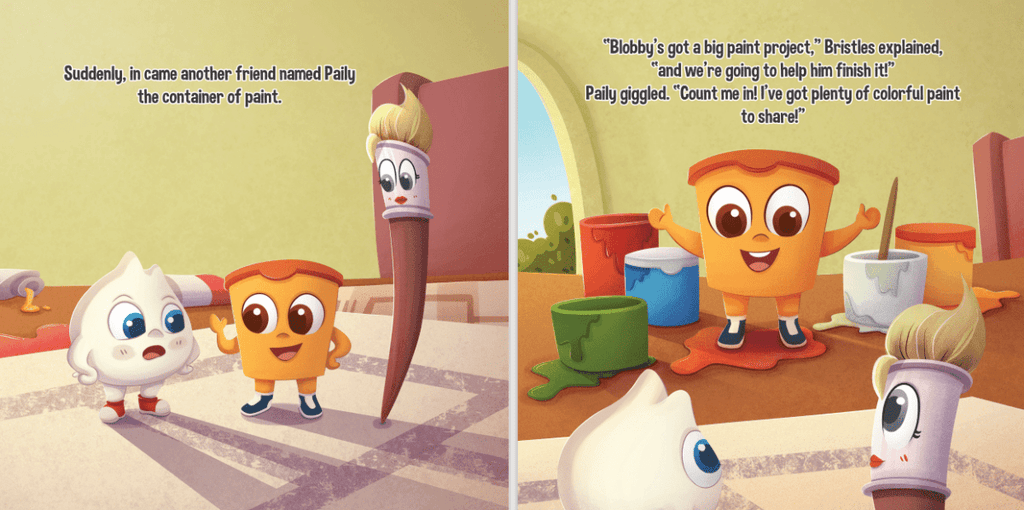 Blobby’s Big Paint Project - McDonald Publishing House