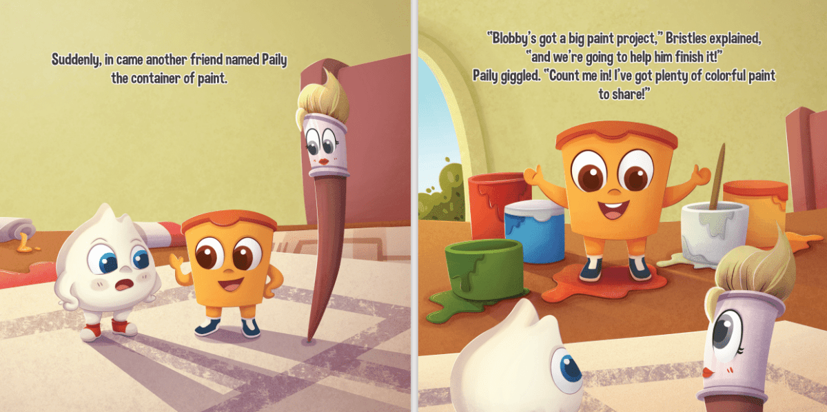 Blobby’s Big Paint Project - McDonald Publishing House