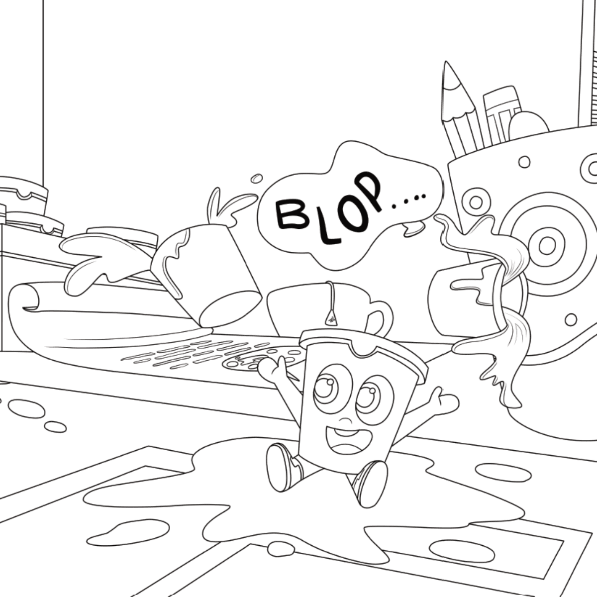 Blobby’s Magical Coloring Book - McDonald Publishing House