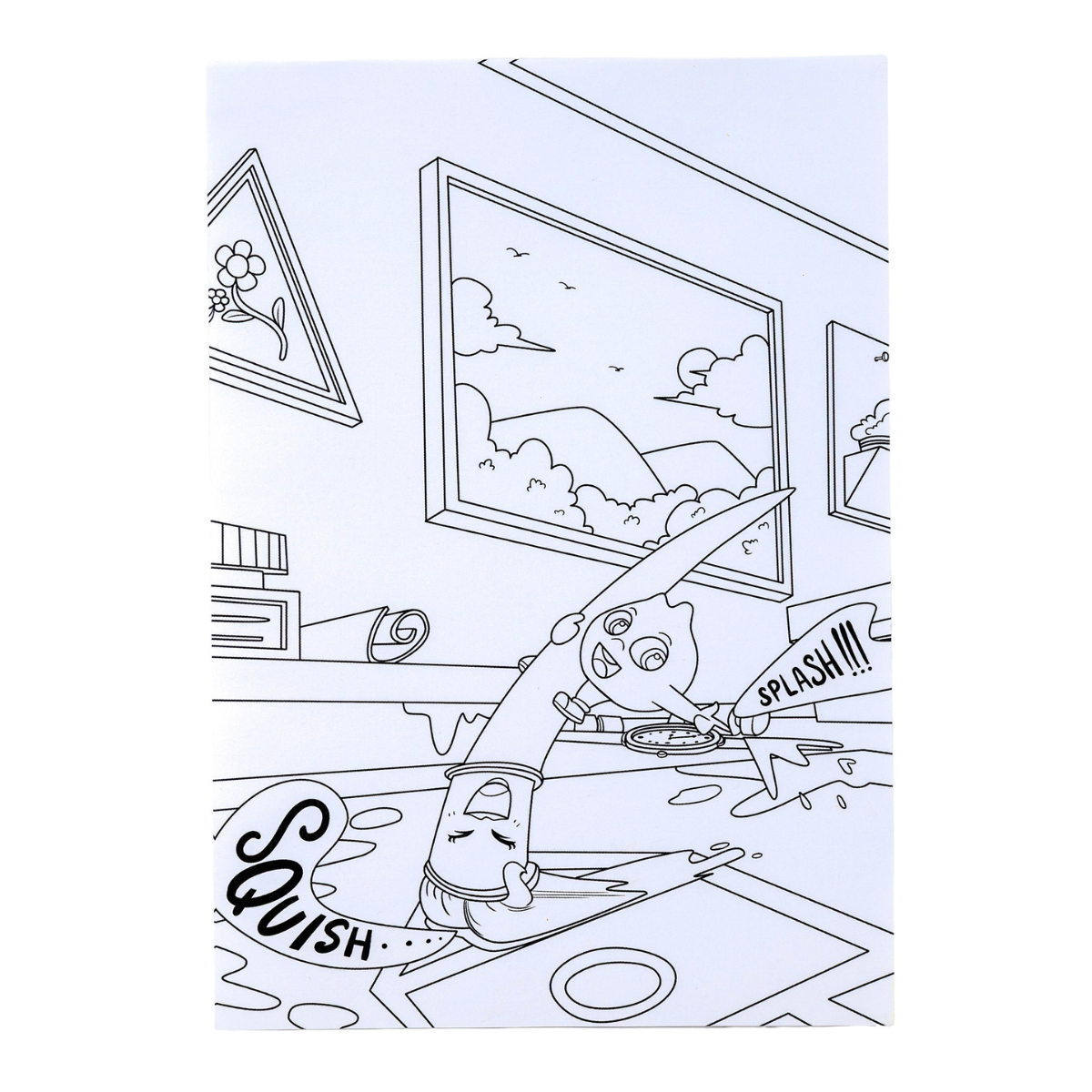 Blobby Coloring Pages