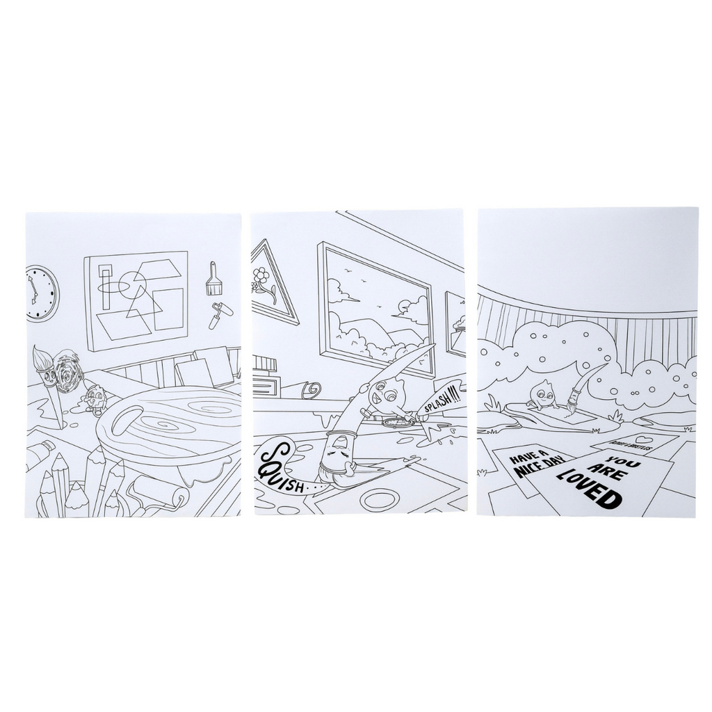 Blobby Coloring Pages