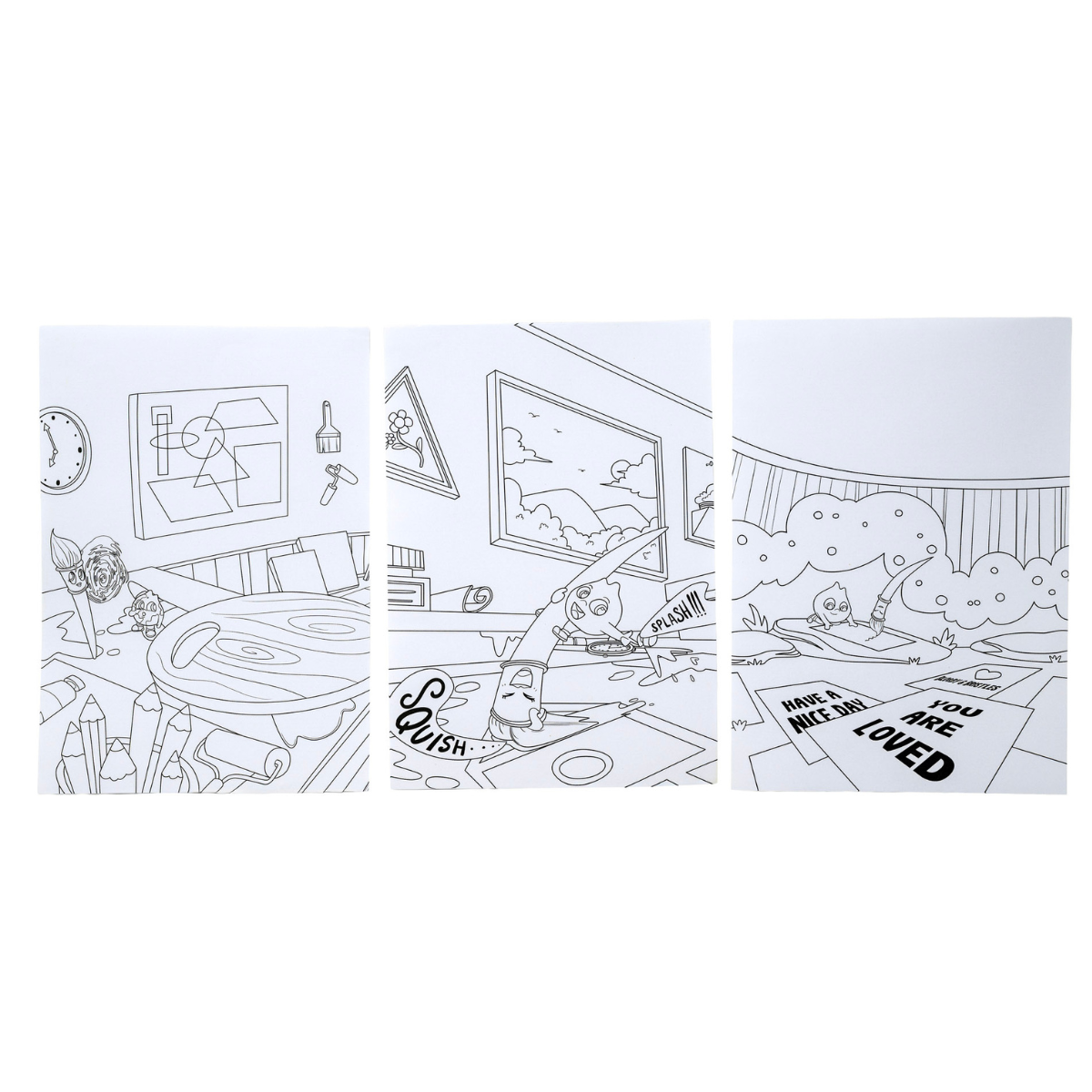 Blobby Coloring Pages