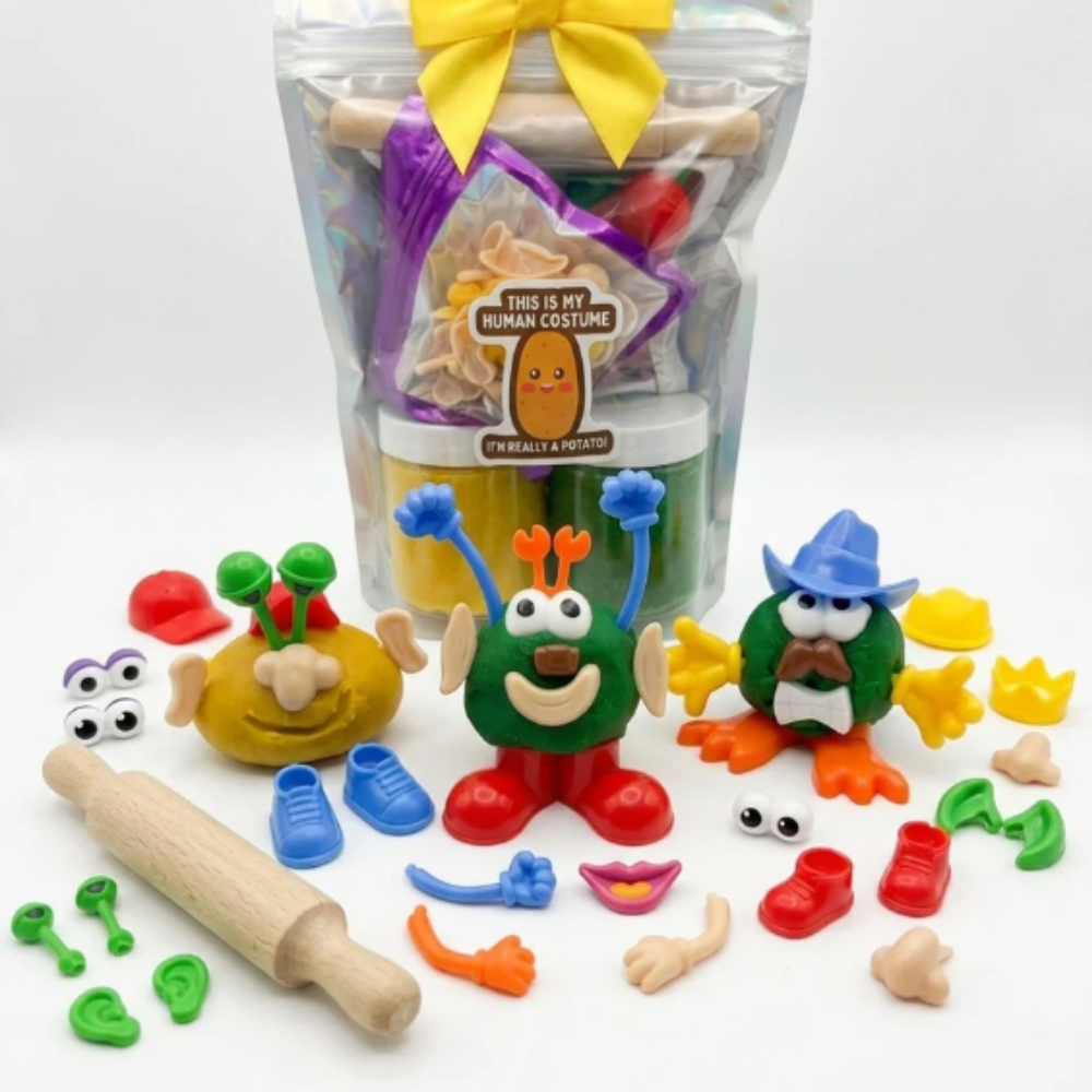 Mr. Dough-tato Play Dough Pouch