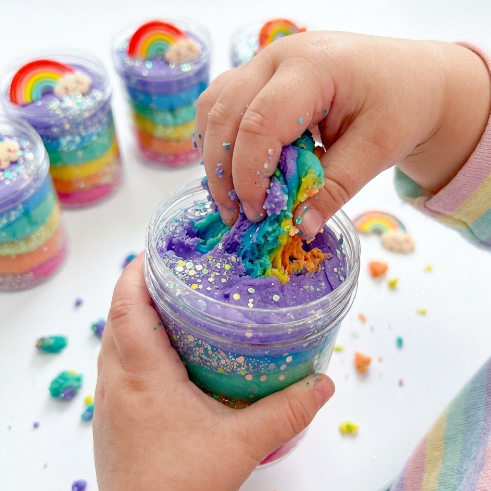 Rainbow Play Dough Jar - McDonald Publishing & Art