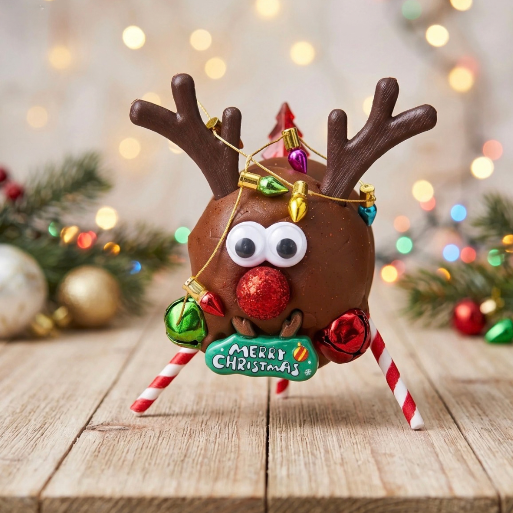 Build a Reindeer Dough Jar