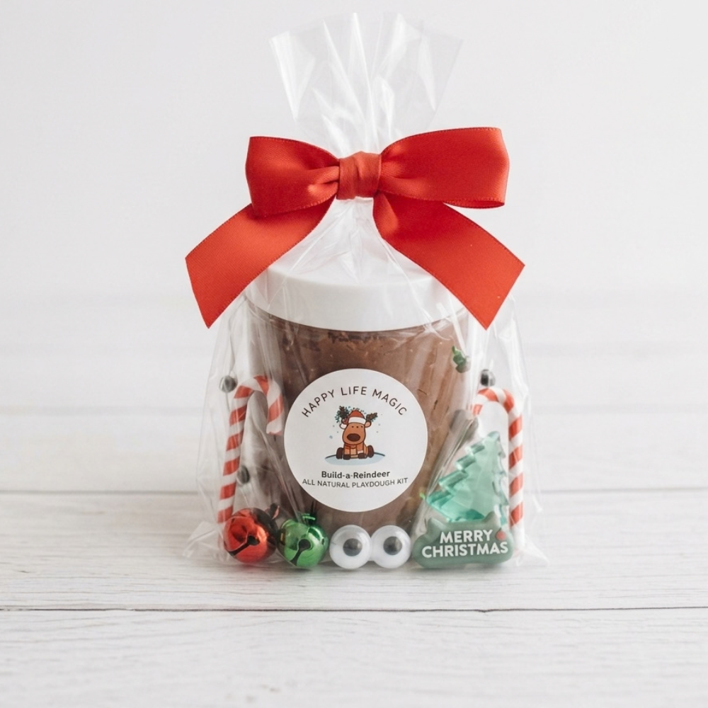 Build a Reindeer Dough Jar