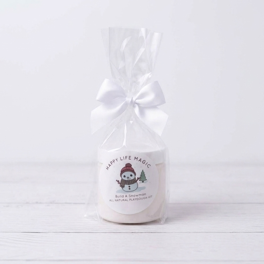 Build a Snowman Dough Jar