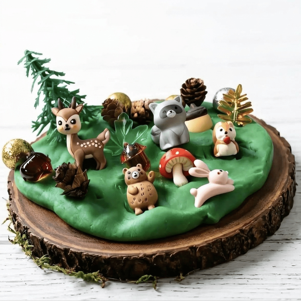 Woodland Animals Play Dough Jar - McDonald Publishing House